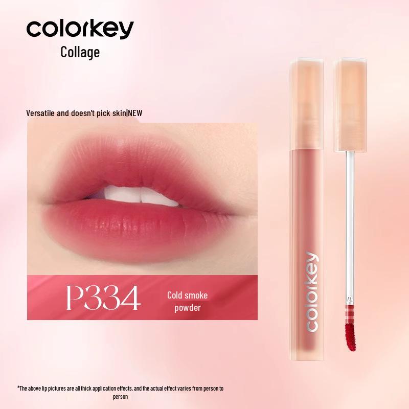 Colorkey Matte Black Satin Lip Tint - Moisturizing & Affordable Lip Clay for Students