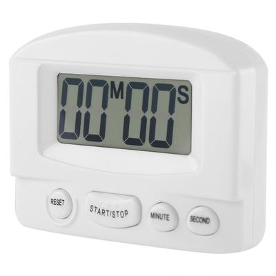 Prenosné digitálne hodiny Odpočítavací časovač Veľký LCD displej Kuchynské použitie (biely)