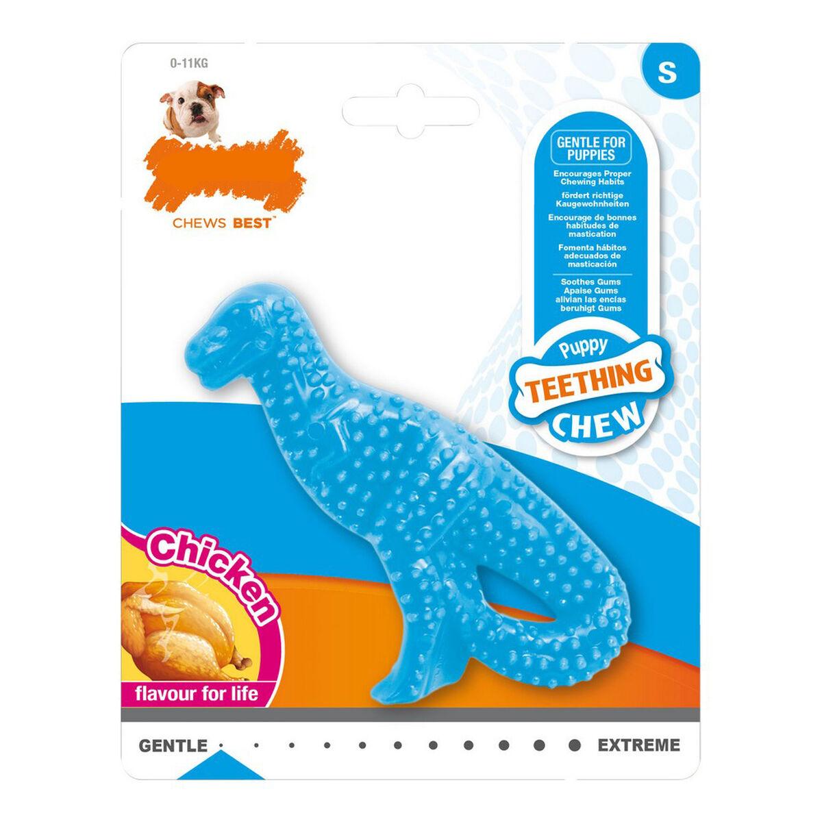 

Nylabone динозавр курица нейлоновая игрушка для щенков TU прозрачный