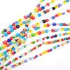45-Piece Millefiori Glass Flower Beads for Handmade DIY Necklace, Bracelet, and Earring Jewelry