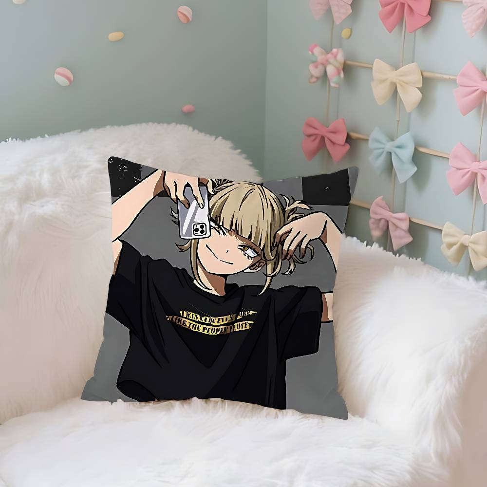 Cute TtogahimikoS Kawai Throw Pillow Covers Pattern Cushion Cover Suitable For Sofa Bedroom Car Pillow Cover