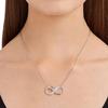 Swarovski Exist Necklaces Women's White Gold 5190024