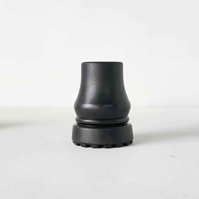 2pcs Rubber Cane Tips Locking Ring Easy-Install Replacement Tips for Most Walking Canes and Crutches Ideal for and Recovery