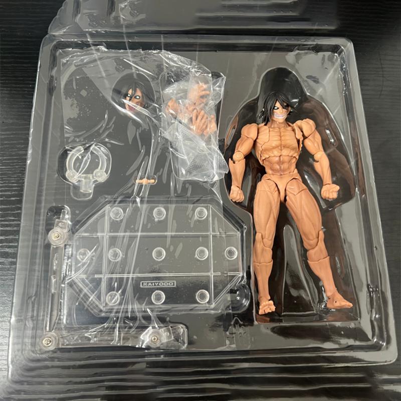 KAIYODO Amazing Yamaguchi Attack On Titan Allen And Kaiju Figure Articulation Mobility Desktop Decoration Suitable As A Gift