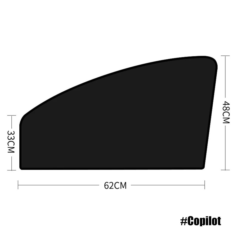 

Магнитный автомобильный солнцезащитный козырек с УФ-защитой, автомобильные шторы, солнцезащитный козырек, двусторонний солнцезащитный козырек для окна автомобиля, защитная пленка на окно Copilot