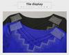 Autumn 2022 Fashion: Slim Fit V-Neck Long-Sleeve Women's Top with Mesh and Sparkling Detailing