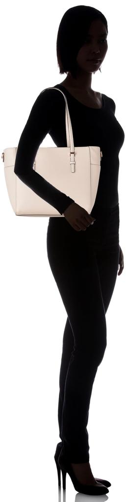 Kashkash Women's 2-Way Tote Bag with Horizontal Metal Fittings, 01-00-80270 IV