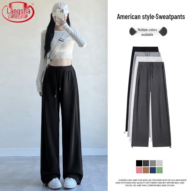 

Женские джоггеры свободного кроя с высокой посадкой L