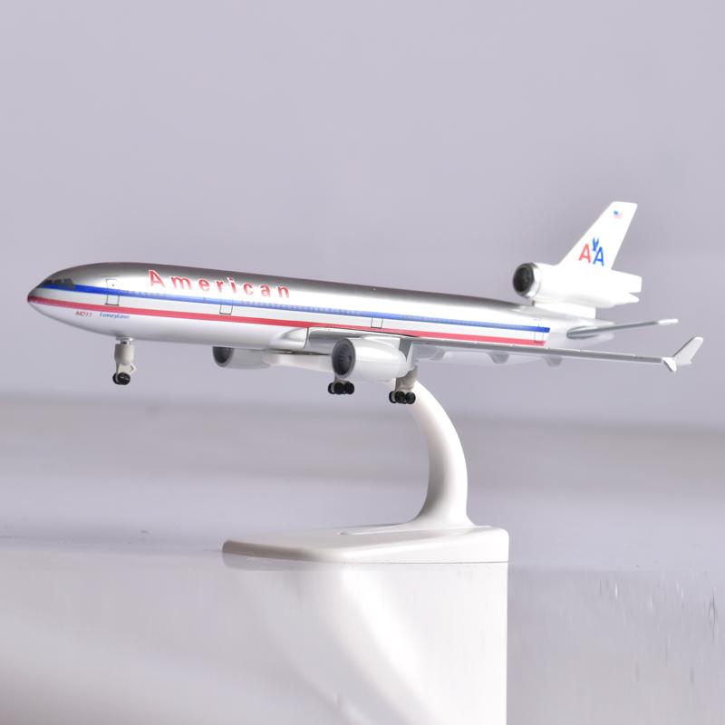 20CM Diecast Metal Planes American McDonnell Douglas MD-11 Plane Airplane Model Aircraft Model Collect Gifts