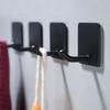 4Pcs Punch-Free Wall Mount Hook 304 Stainless Steel Kitchen Bathroom Home Hanging Hook
