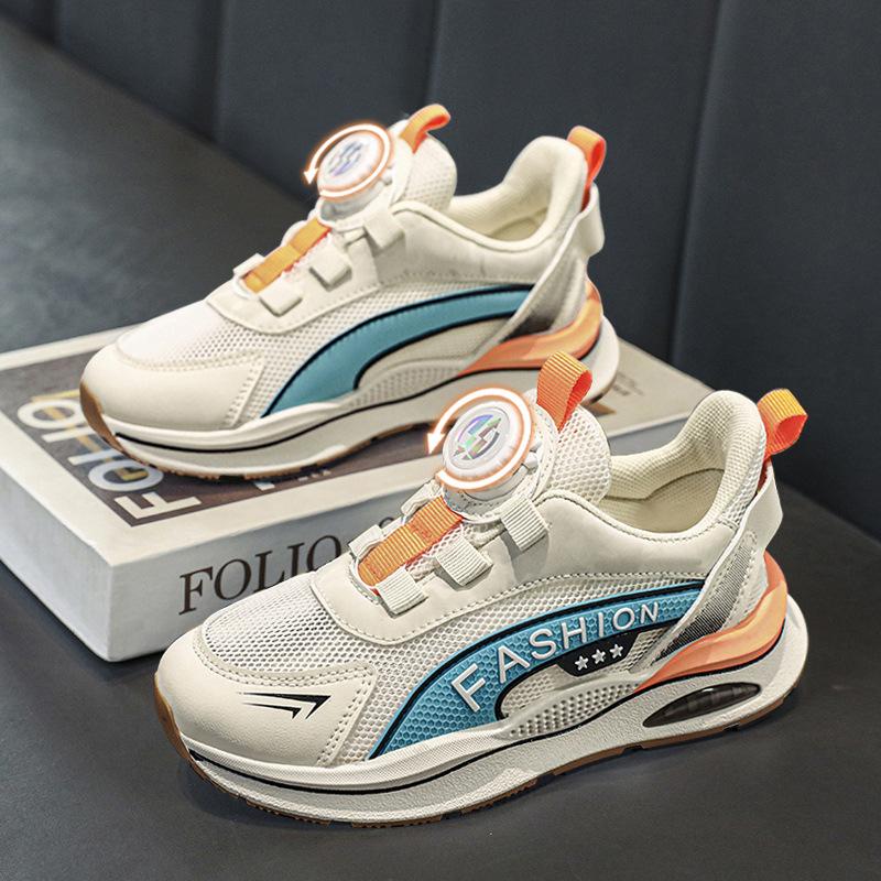 

Boys Sandals Summer 2025 New Children s Hollow Sports Beach Shoes Medium Older Boys Baotou Frame Shoes Tide 39 бежевий