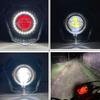 KTM Modified LED Round Motorcycle Headlight Bulb for Night Riding