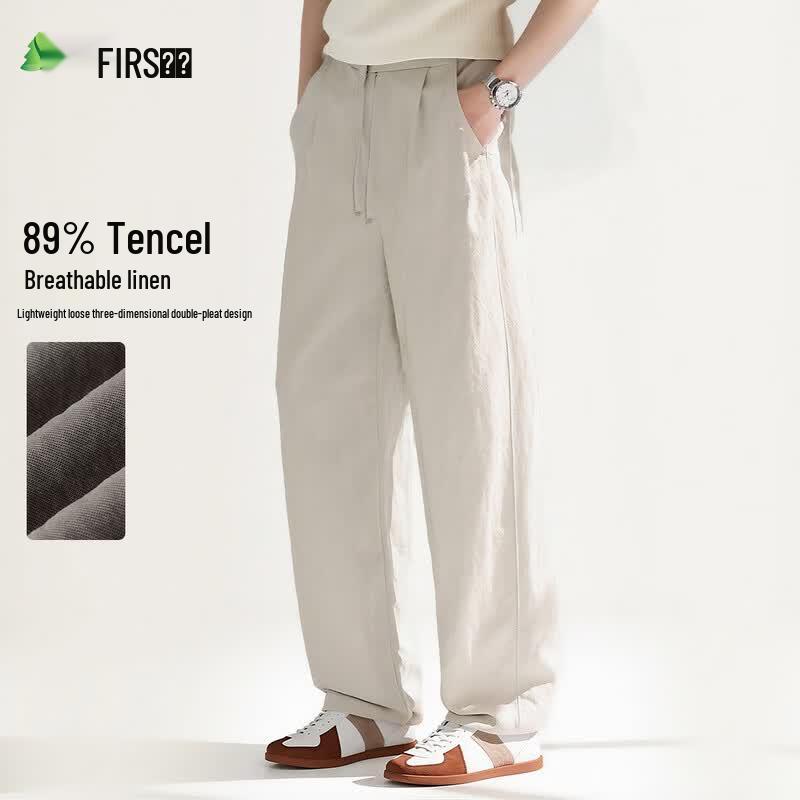 FIRS Men s Casual Wide-Leg Pants L