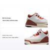 Air 3 Retro TD Mars Stone Baby Sneakers White Black Team-Orange DV7026-108