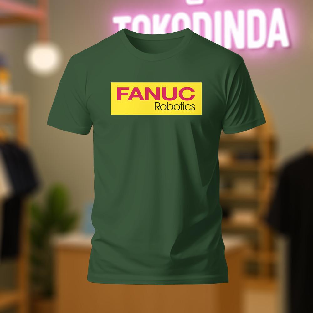 fanuc robotics Logo T-Shirt Funny Made In USA S-5XL Unisex T-Shirt XXXXL