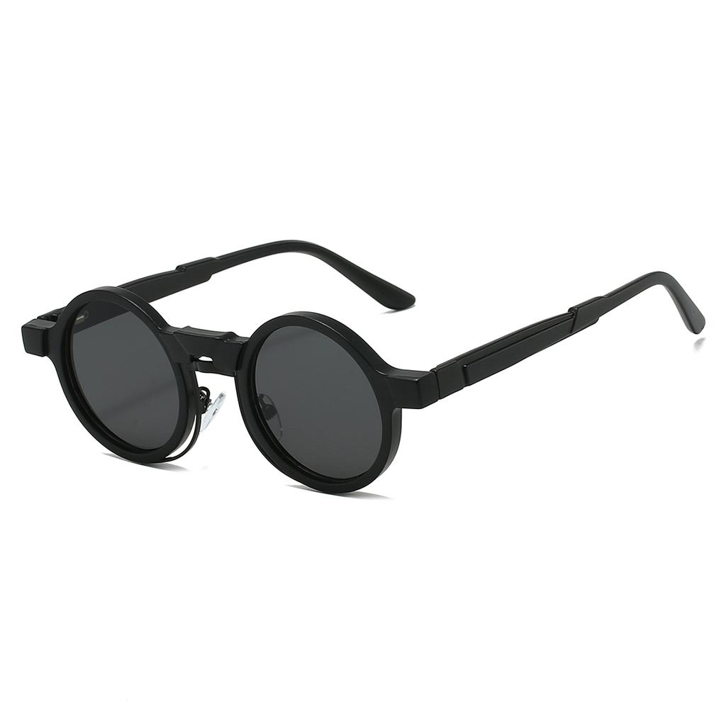 Vintage Round Sunglasses Men Classic Hip-hop Outdoor Shades Women New Retro Trendy Punk Brand Design Casual Sun Glasses