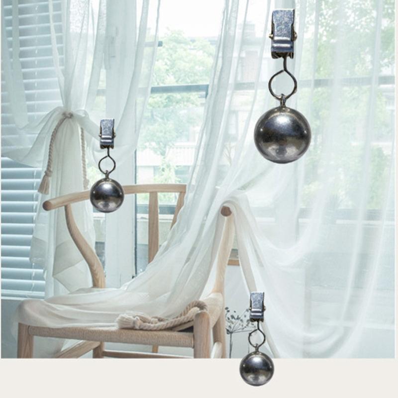 Pesos de Toalha de Mesa Metálicos Grampos Esféricos Portáteis Prendem Tecido a Mesas Ideais Para Casas Hotéis Piqueniques Decorações de Eventos