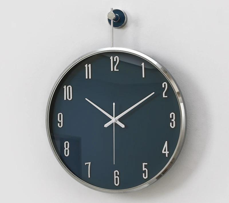 Modern Simple Interior Wall Clock Fashion Creative Interior Clock Light Luxury Silent Bedrooms Horloge Murale Home Decoration