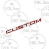 Car-Styling Per Ford Transit Custom Lettere 3D Adesivi Metallici Tuning Camper Furgone Bagagliaio Auto Emblema Carrozzeria Decalcomanie Auto Accessori
