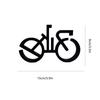 Cycling Statue Acrylic Decorative Minimalistic Model Vintage Home Tabletop Ornament Wire Framed Style Cycling Art Wall