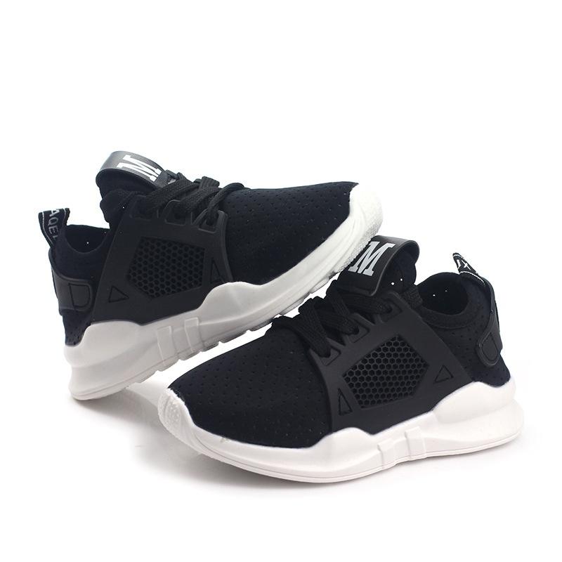 New Kids Boy Girl Fashion Shoes With Breathable Mesh Material And Non-slip Rubber Sole