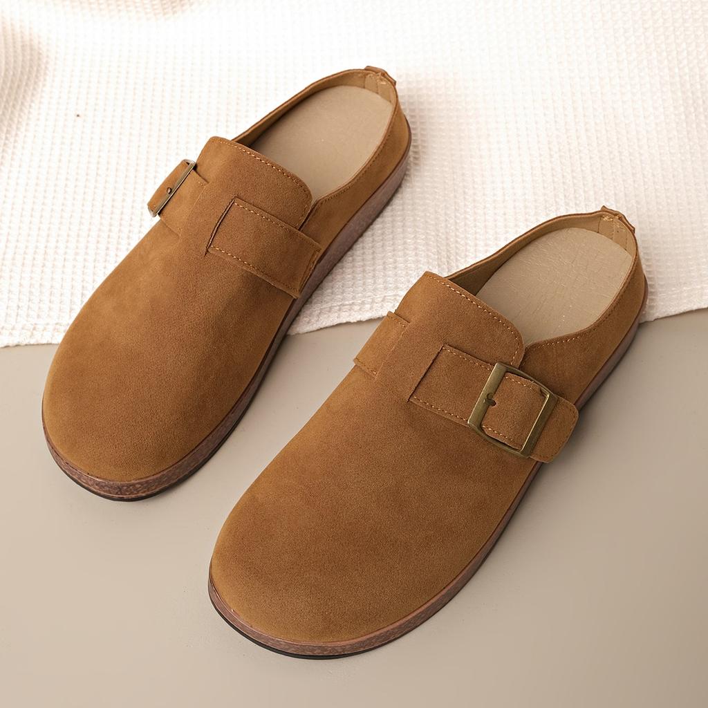 Fashion Summer 2025 New Style Woven Flat Bottom Ladies Slippers Beachwear Casual Slip-On Sandals Comfortable Rubber Sole Adult Footwear