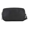 Emporio Armani Iconic Metal Eagle Logo Pattern Calfskin Leather Clutch Small Men clutch Black EM001738-AF14774-UC001