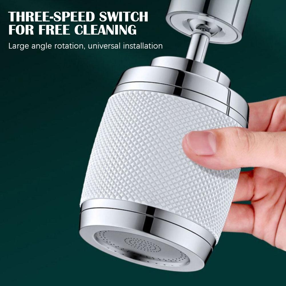 Faucet Aerator 360° Twist Kitchen Sink Aerator, Dual-function Sink Sprayer Attachment, Faucet Replacement Part Common Interface