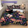 3pcs Butterfly Print Bedding Set, Suitable for Bedroom Decoration, (Includes 1 Duvet Cover And 2 Pillowcases, Quilt Not Included) yy250822169