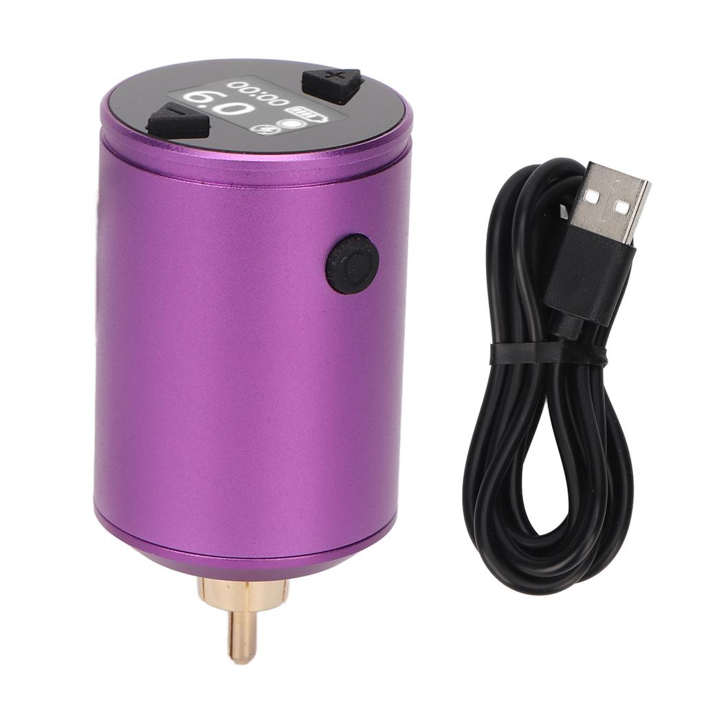 1500mAh Tattoo Power Supply Wireless Interface Rechargeable LCD Screen 4‑12V Tattoo Pen Battery