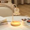 Modern Luxury Fragrance Wax Burner Lamp Glass Shade AC Powered Halogen Bulbs Simple Flexible Candle Warmer Lantern Base 2-Year