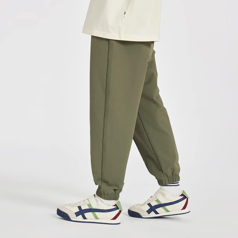 DuoDuoJia Boys' Breathable Elastic Casual Pants