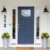Decorative Address Numbers 3D House Number for Outside, Modern 0-9 Floating Numbers, Wall Mount Weather-proof Metal Sign Door, Mailbox,