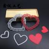 Heart Scrapbook Craft Dies Scrapbooking Die 3D Stamp DIY Scrapbooking Card Making