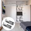 Pack Of 2 Heavy Duty Cabinet Hinges Galvanized Steel Door Hardware Heavy Load for Interior Wooden Frames & Metal Boxes
