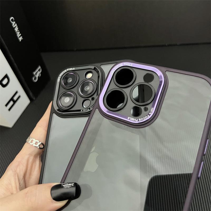 The Metal Lens Is Suitable for The Iphone16 Phone Case with A High-end Feel. The Apple 14promax Is Simple. 15 Magnetic Attraction. 13 Hard Case