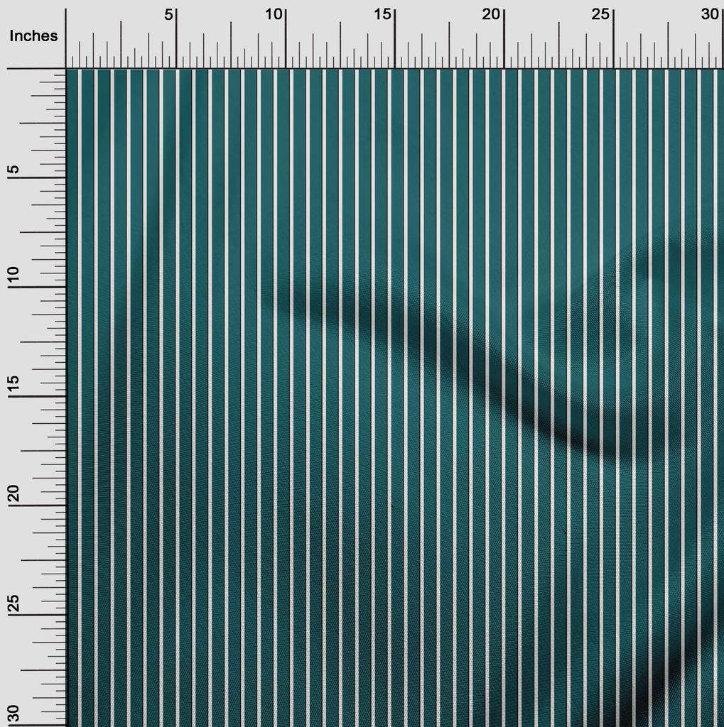 oneOone Cotton Flex Fabric Vertical Stripe Print Sewing Fabric BTY 40 Inch