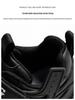 Bobodou Boys' Black Waterproof Leather Sports Shoes - 2025 Autumn Collection