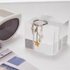 Tassels Rings Freshwater Pearls Flower Detail Stainless Steel Jewelry For Casual Or Formal Wear