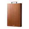 Ebony Wood Antibacterial Cutting Board: Black, Solid Wood, Mildew & Cut Resistant, Thickened for Kitchen.