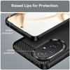 For Honor 200 5G Case Carbon Fiber Texture Brushed TPU Soft Phone Cover