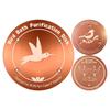 1PC Bird Bath Copper Disk Purification Disk Garden Outdoor Feeder Tray Cleaner Bird Bath Water Fountain Fishpond Lawn Backyard
