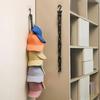Door Hook Metal Clip Hat Rack Hanging Organizer with 8PC Hooks for Baseball Caps Storage Display Stand Home Decor Cap Holder