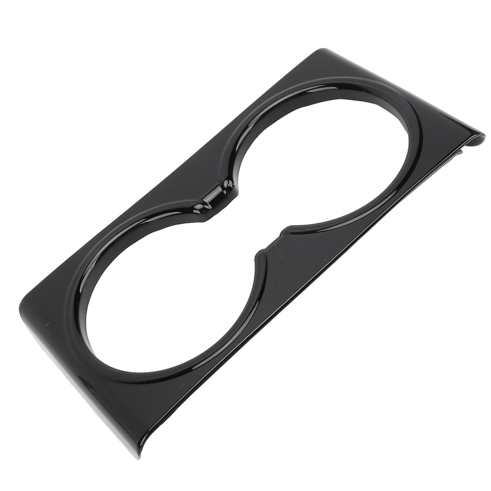 

Крышка держателя стакана подлокотника задней консоли, износостойкая отделка рамки держателя стакана для воды для обновления чёрный