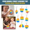 Push  Toy Keychain ,Bubble  Toy Stress Relief Toys For Adult Kids