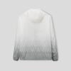 Men's Hooded Gradient Sleeve Lightweight Jacket