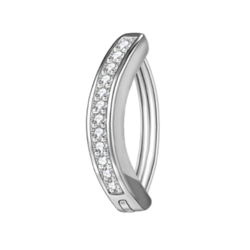 Bauchnabelring Schlichtes Design Bauchnabel Bauchpiercing Schmuck Edelstahl Material Körperschmuck für Frau Mädchen