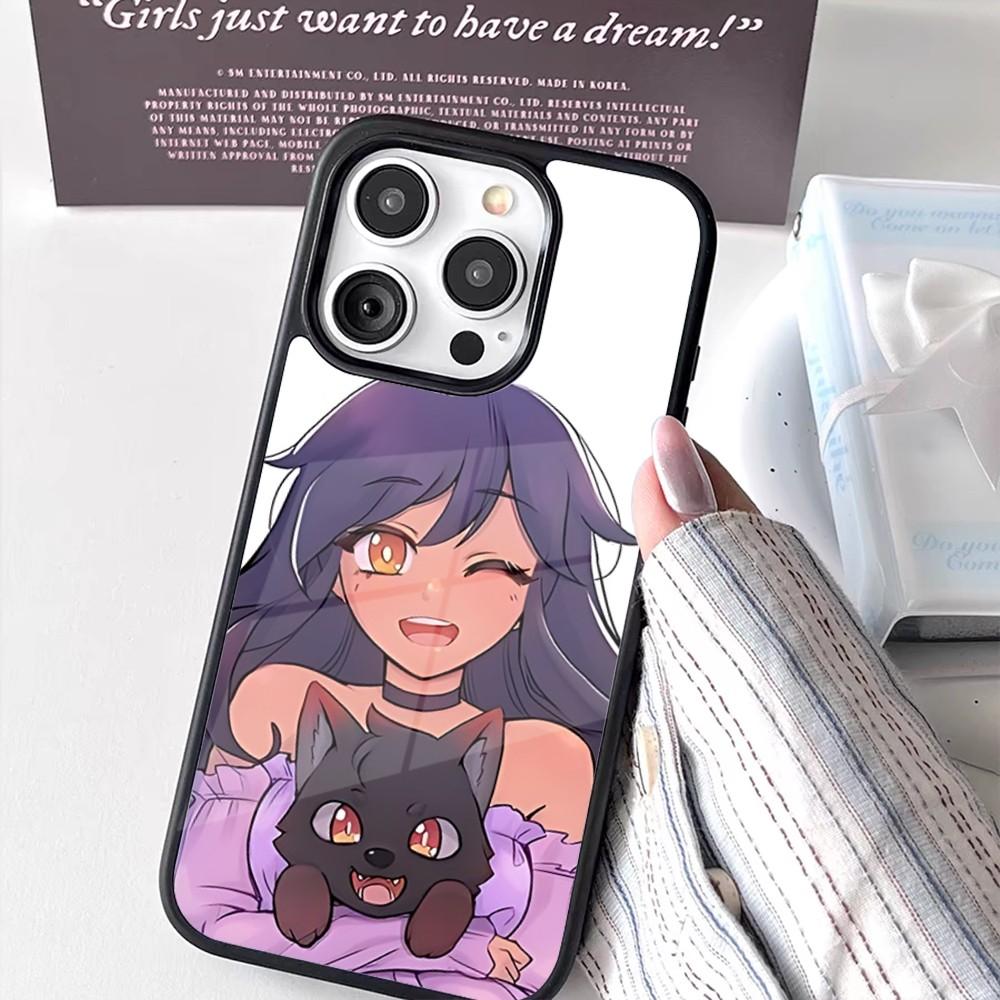 

A-Aphmau Meow Anime Cats Phone Case For iPhone 16,15,14,13,12,11,Pro,Max,Plus,Mini New Magsafe Magnetic Wireless Charging iPhone13mini