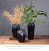 European Minimalist Ceramic Floor Vase for Living Room - Ikebana & Dried Flowers