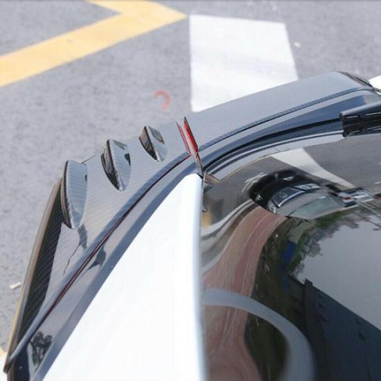 For 2016- Toyota CHR C-HR Carbon Fiber Look Rear Tail Light Lamp Cover Trim